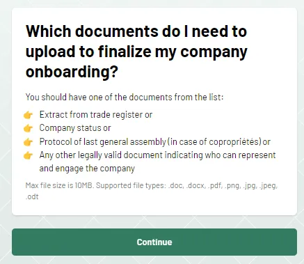 step 3 - which documents to prepare