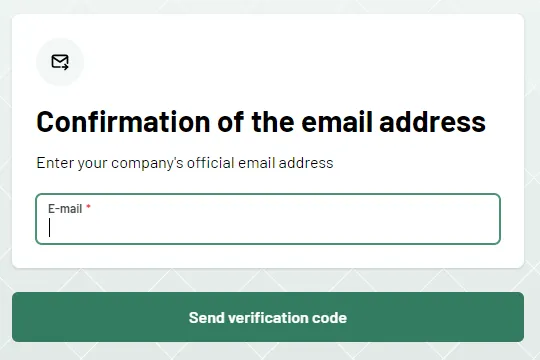 step 6 - confirmation of email address
