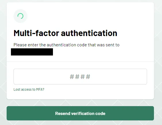 step 3a - MFA validation