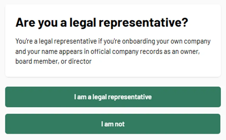 step 12 - legal representative
