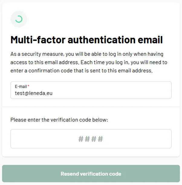 step 16 - confirm email address