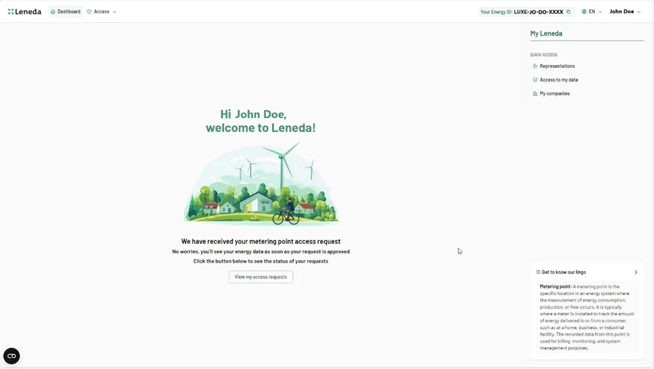 step 19 - welcome to leneda