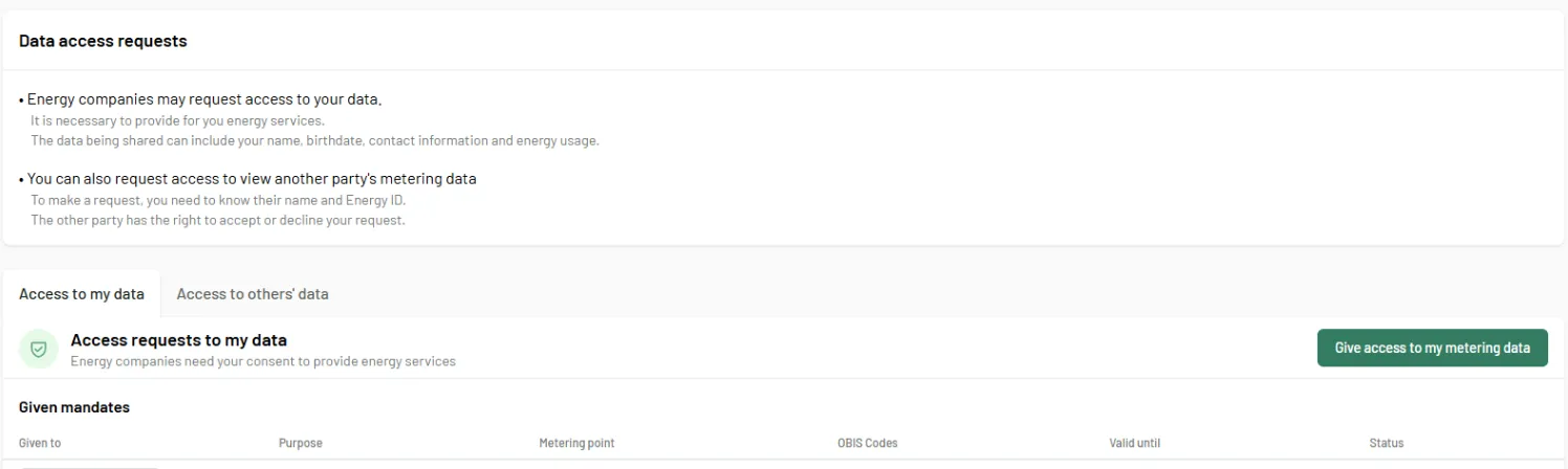 step 2 - manage access to your data