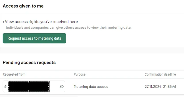 step 5a - metering data request